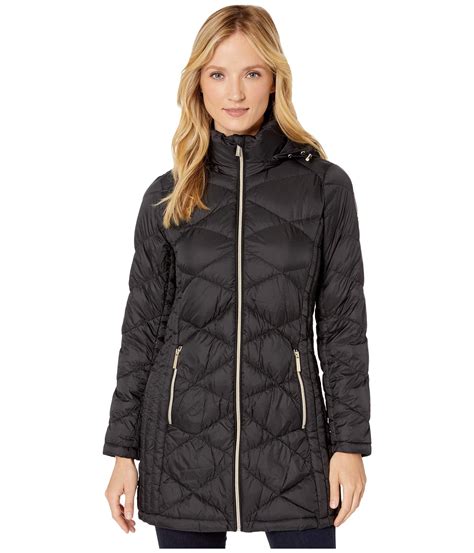 michael kors packable jackets|michael kors shiny puffer jacket.